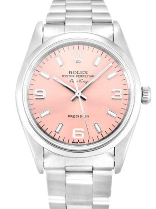 Rolex Air-King 34mm Pink Dial 14000-2 Super Clone
